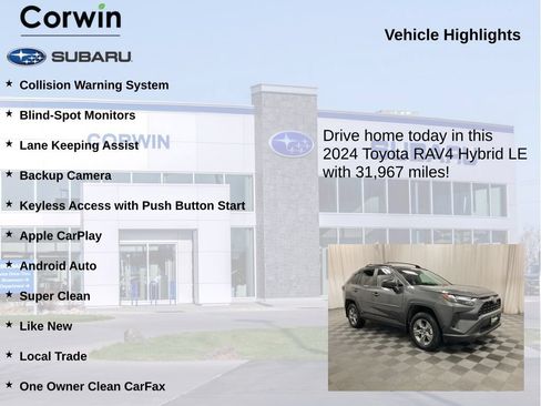 Used 2024 Toyota RAV4 LE AWD/4WD image 6