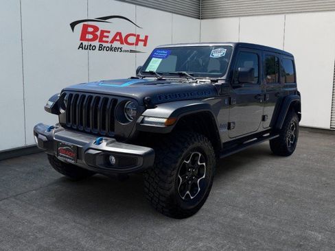 Used 2021 Jeep Wrangler Unlimited Rubicon 4xe w/ Cold Weather Group AWD/4WD image 3