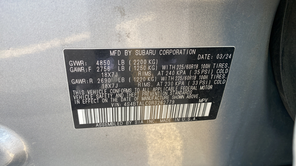 Used 2024 Subaru Outback Onyx Edition AWD/4WD image 27
