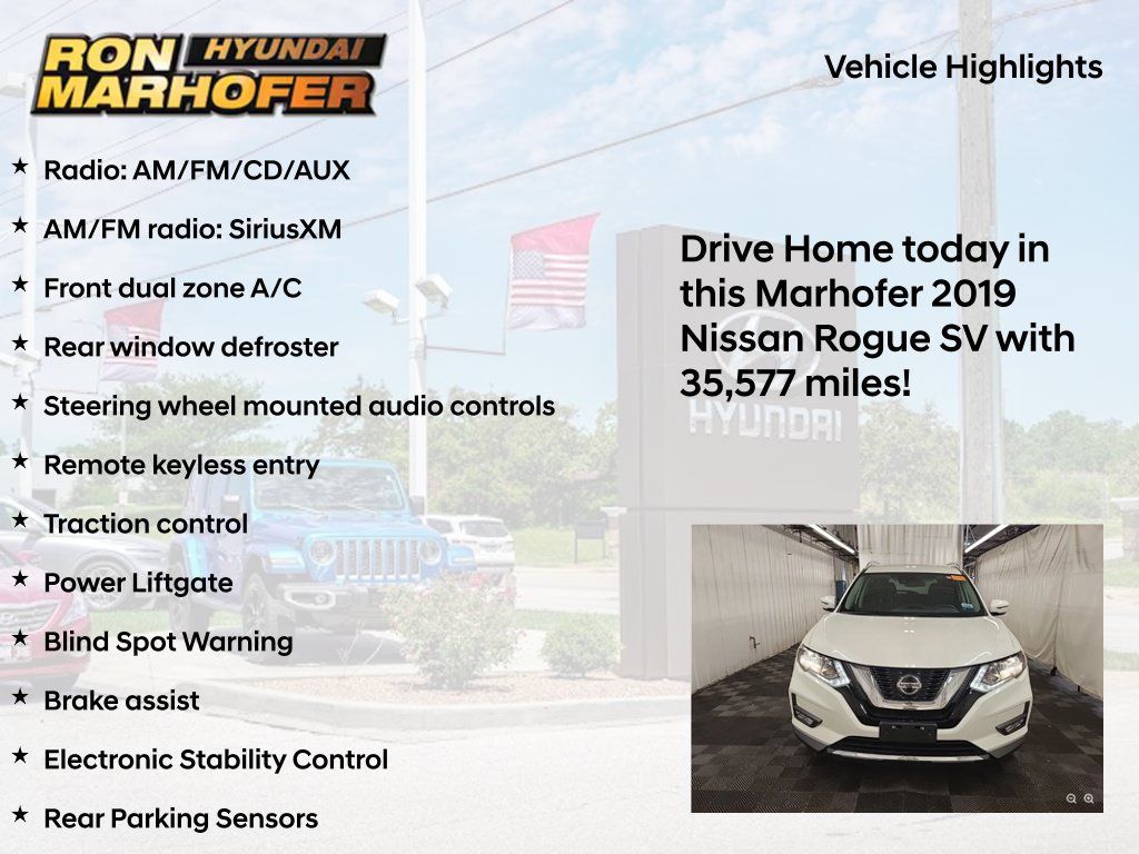 Used 2019 Nissan Rogue SV FWD image 7