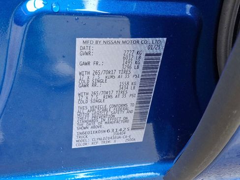 New 2025 Nissan Frontier PRO-4X w/ Pro Convenience Package image 19