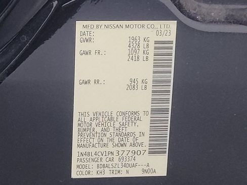 Used 2023 Nissan Altima 2.5 SR w/ SR Premium Package FWD image 33
