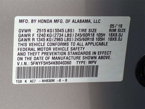 Used 2019 Honda Pilot EX-L image 41