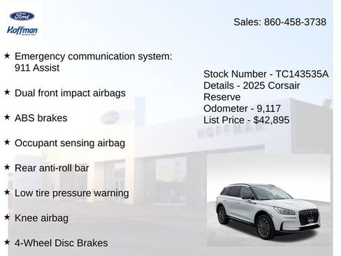 Used 2025 Lincoln Corsair Reserve AWD/4WD image 30