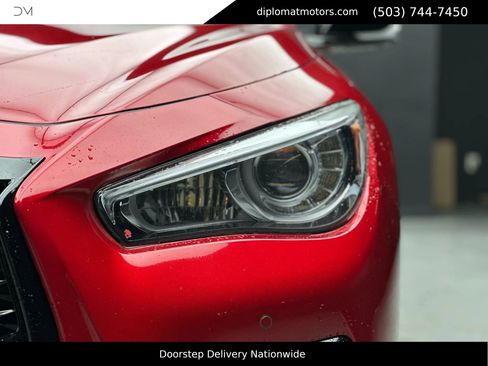 Used 2021 INFINITI Q50 Red Sport 400 w/ Proactive Package image 9