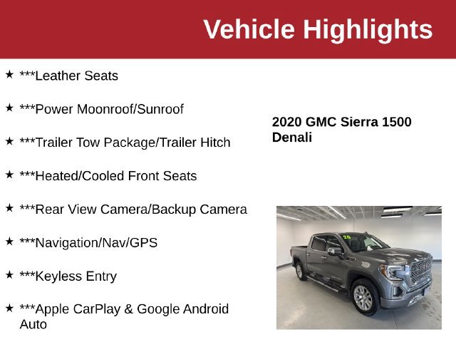 Used 2020 GMC Sierra 1500 Denali w/ Technology Package AWD/4WD image 10