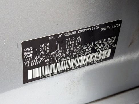 Certified 2025 Subaru Legacy Premium image 38