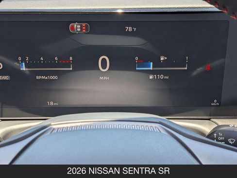 New 2026 Nissan Sentra SR w/ Floor Mat Package FWD image 19
