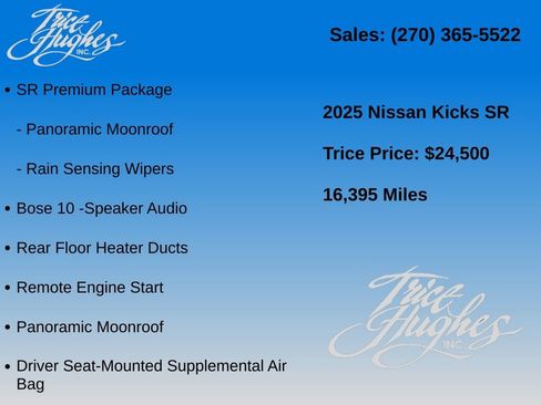 Used 2025 Nissan Kicks SR w/ SR Premium Package FWD image 14