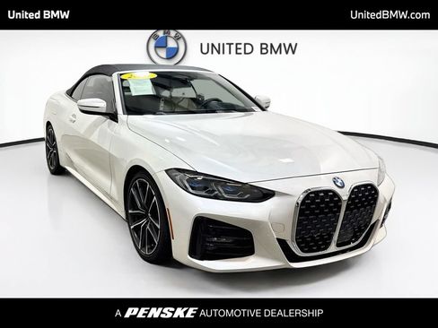 Used 2021 BMW 430i Convertible w/ M Sport Package RWD image 3