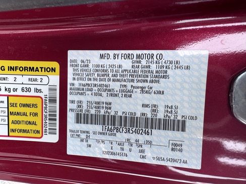 Used 2024 Ford Mustang GT Premium image 39