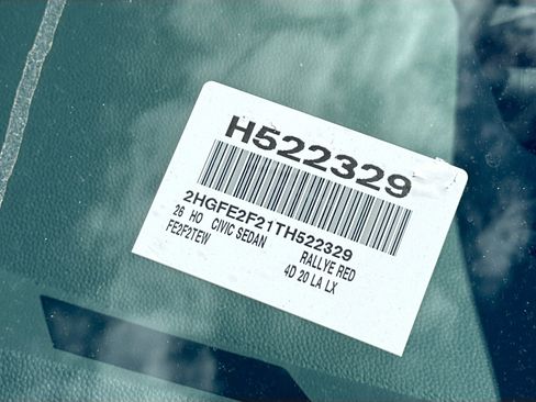 New 2026 Honda Civic LX image 25