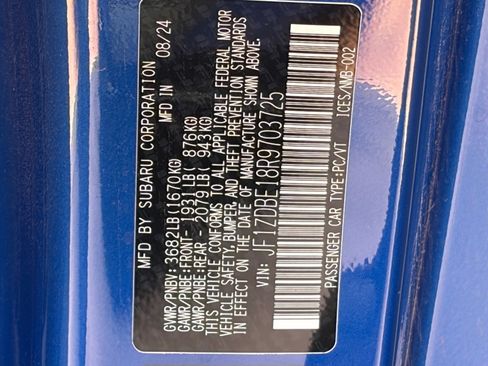 Used 2024 Subaru BRZ Limited w/ Popular Package 2 RWD image 18