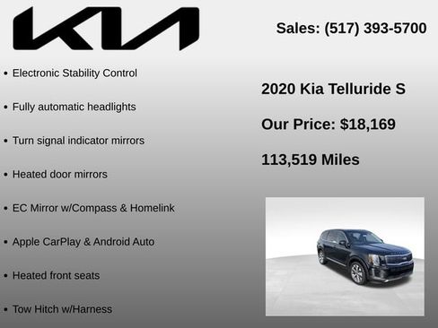 Used 2020 Kia Telluride S image 10