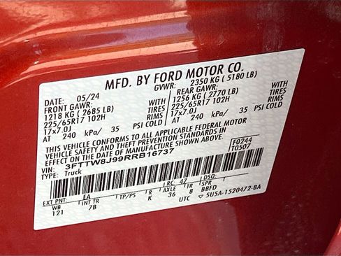 Used 2024 Ford Maverick XLT w/ Equipment Group 300A Standard AWD/4WD image 28