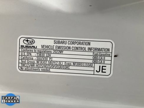 Used 2022 Subaru Impreza 2.0i image 12