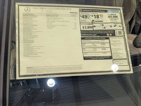 New 2026 Mercedes-Benz S 63 AMG S image 16