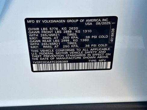 New 2026 Volkswagen Atlas Cross Sport SEL Premium R-Line AWD/4WD image 28