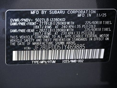 New 2026 Subaru Outback Limited image 20