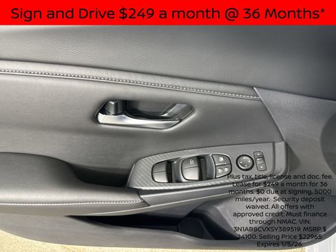 New 2025 Nissan Sentra SV w/ All-Weather Package image 20