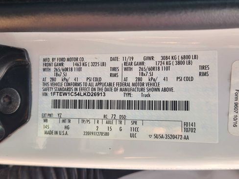 Used 2020 Ford F150 Lariat RWD image 31