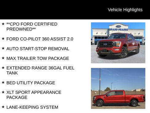 Certified 2023 Ford F150 XLT w/ Equipment Group 302A High image 5