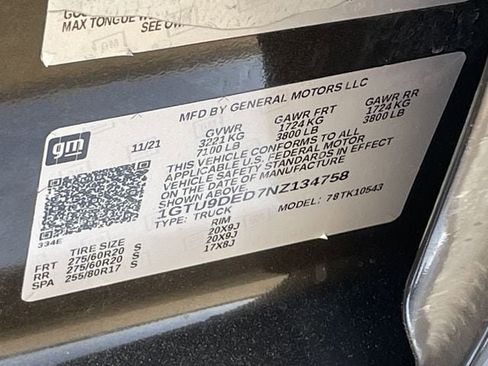 Used 2022 GMC Sierra 1500 SLT AWD/4WD image 34