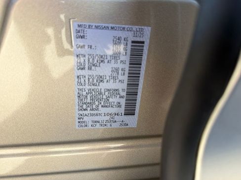 New 2026 Nissan Murano Platinum w/ Cargo Package image 36