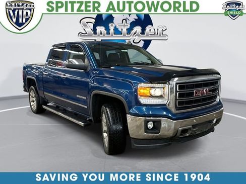 Used 2015 GMC Sierra 1500 SLT w/ SLT Crew Cab Value Package AWD/4WD image 1