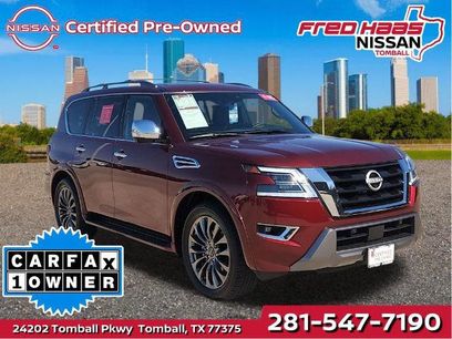 Certified 2024 Nissan Armada Platinum w/ Captain's Chairs Package