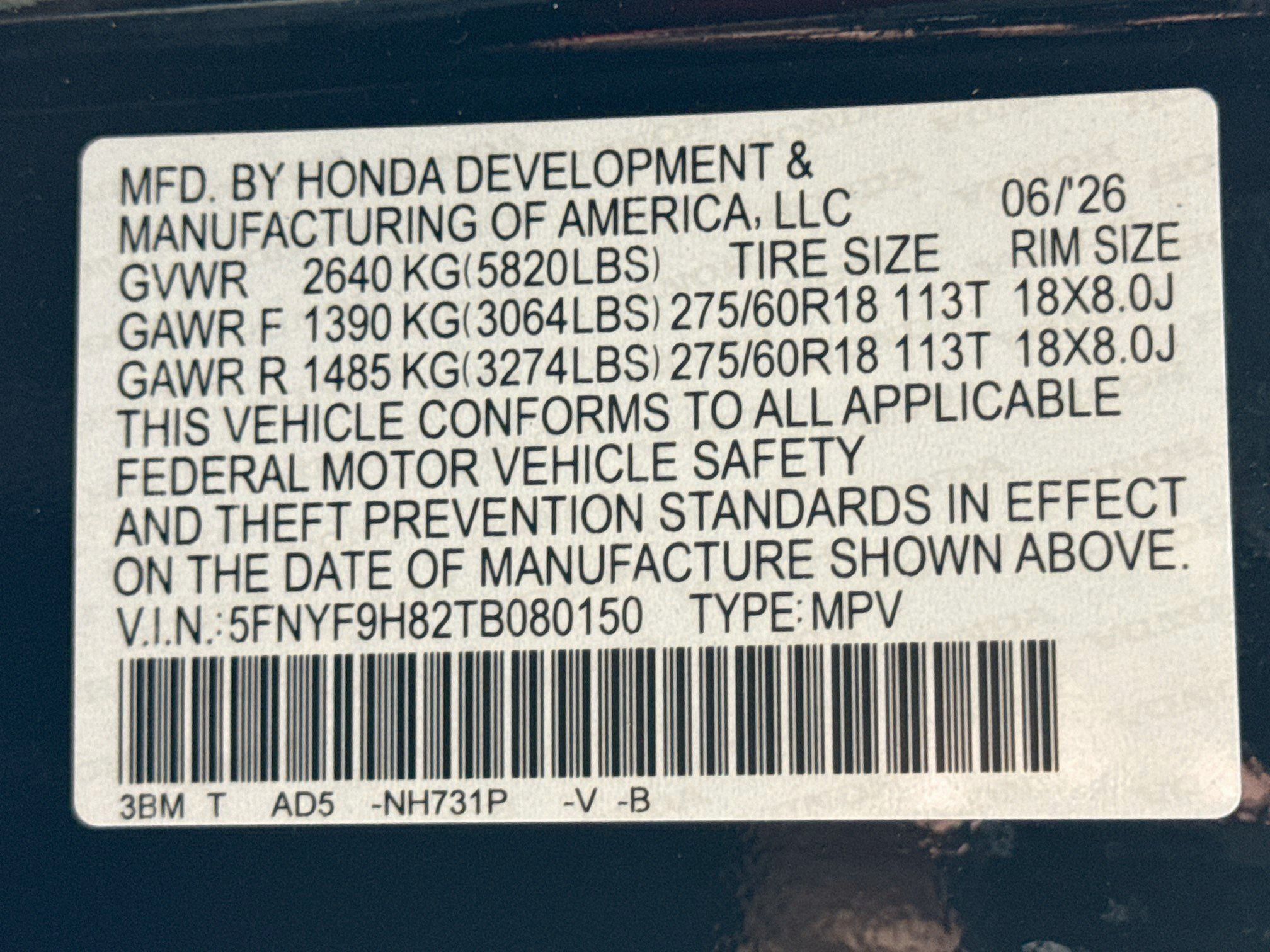 Used 2026 Honda Passport TrailSport Elite image 33