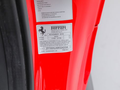 Certified 2019 Ferrari 488 Pista Coupe image 40