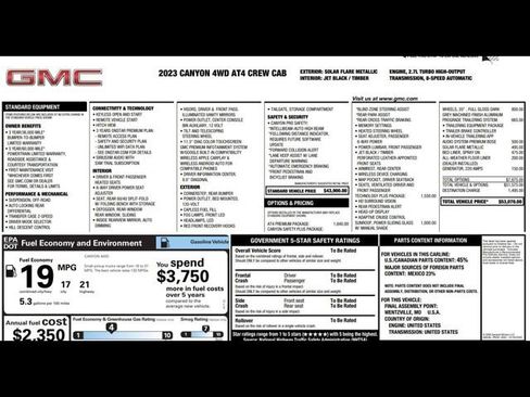 Used 2023 GMC Canyon AT4 w/ AT4 Premium Package image 3