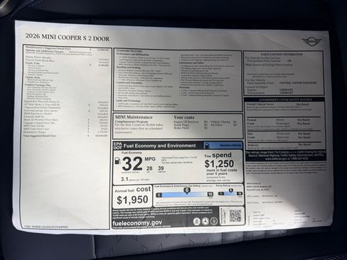 New 2026 MINI Cooper S FWD image 25