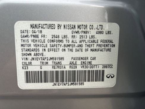 Used 2018 INFINITI Q50 Luxe image 28