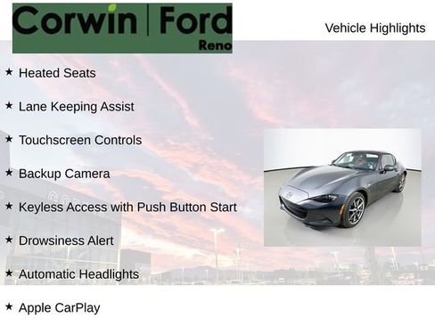 Used 2022 MAZDA MX-5 Miata RF Grand Touring w/ Weather Package image 8