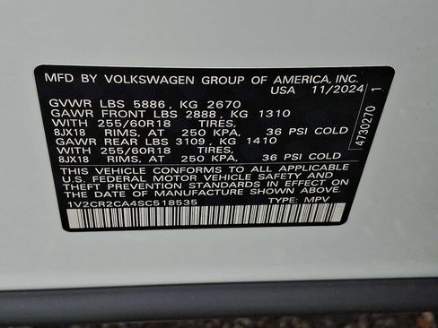Used 2025 Volkswagen Atlas Peak Edition SE image 25