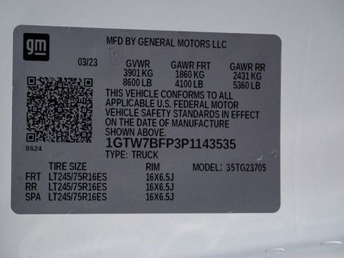 Used 2023 GMC Savana 2500 Extended image 23