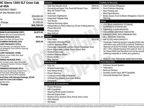 Used 2019 GMC Sierra 1500 SLT w/ SLT Premium Plus Package AWD/4WD image 4