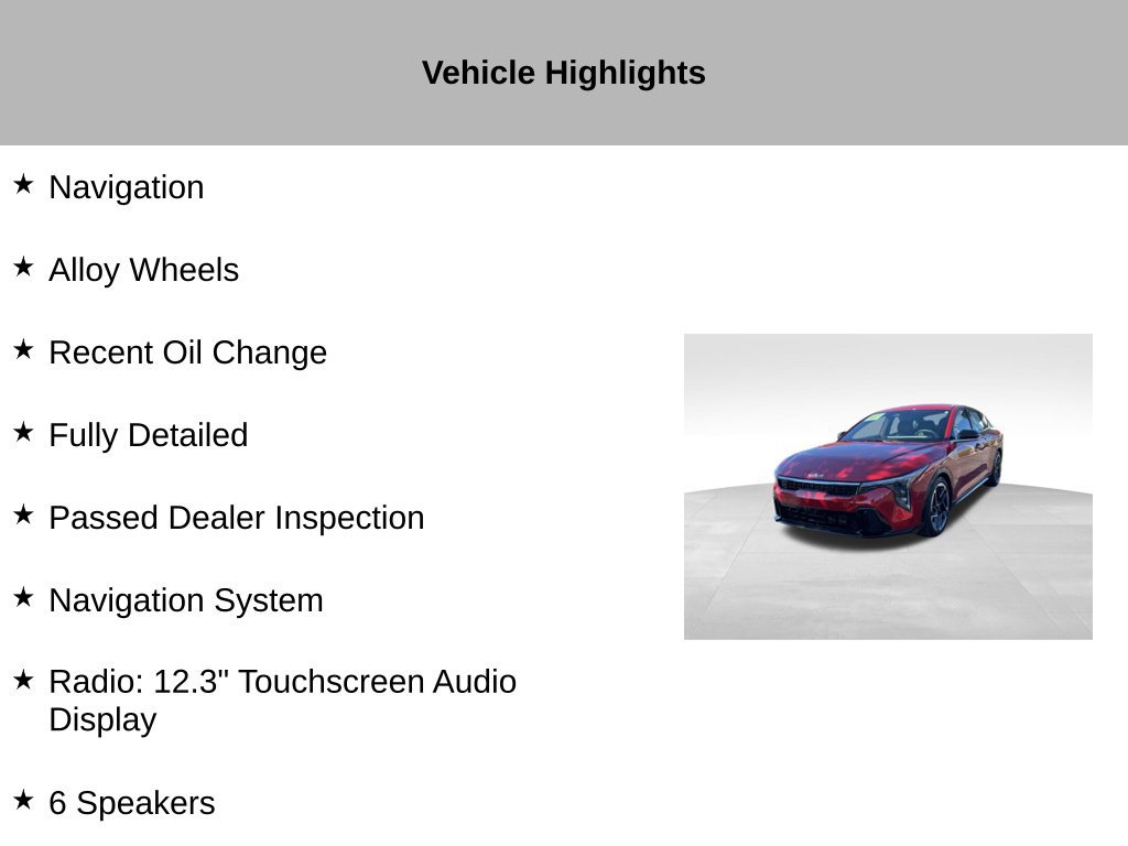 Certified 2025 Kia K4 GT-Line FWD image 10