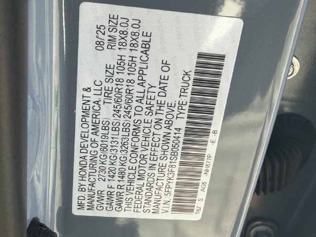 Used 2025 Honda Ridgeline Black Edition image 38