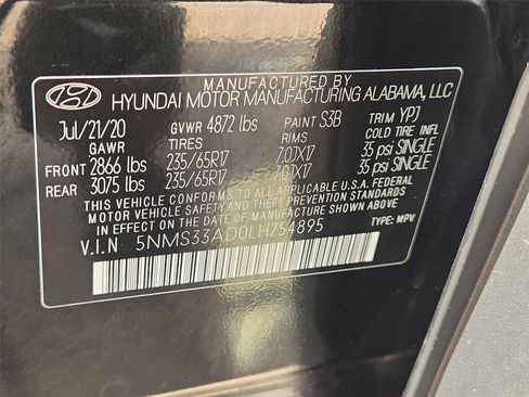Used 2020 Hyundai Santa Fe SEL FWD image 32