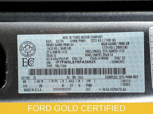 Used 2024 Ford F150 Lariat w/ Equipment Group 502A High AWD/4WD image 17