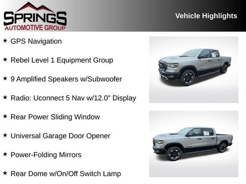 Used 2024 RAM 1500 Rebel w/ Rebel Level 1 Equipment Group AWD/4WD image 2