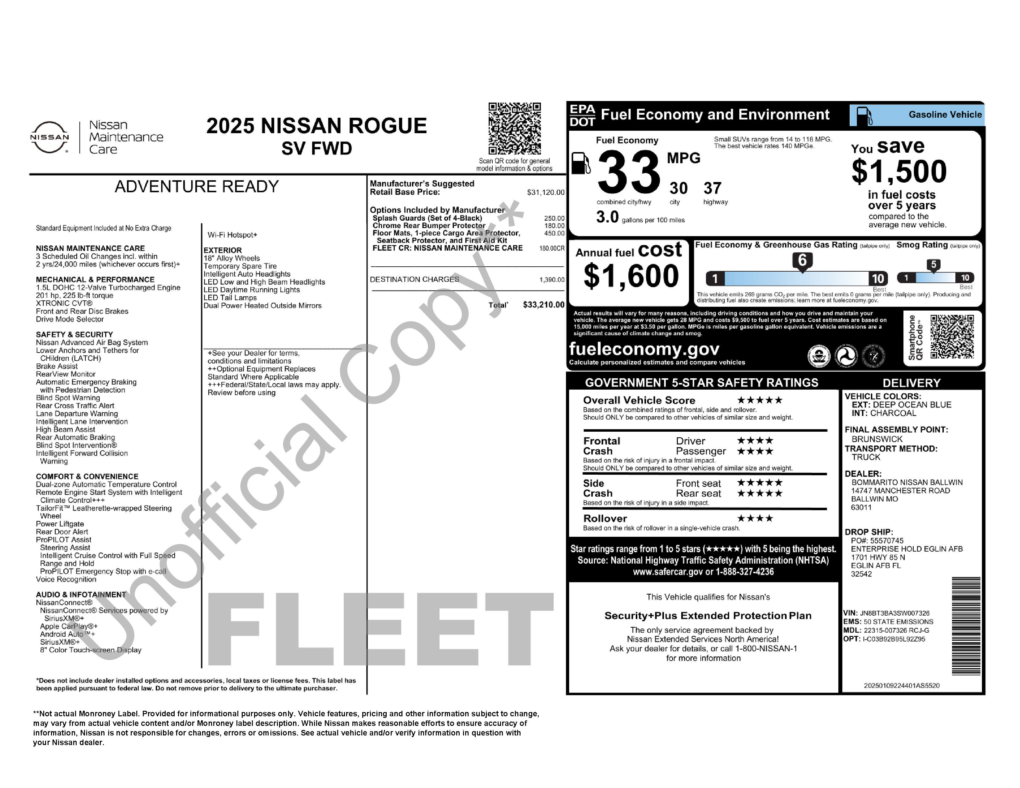 Used 2025 Nissan Rogue SV FWD image 2