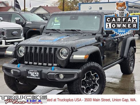 Used 2023 Jeep Wrangler Unlimited Rubicon 4xe w/ Safety Group image 1