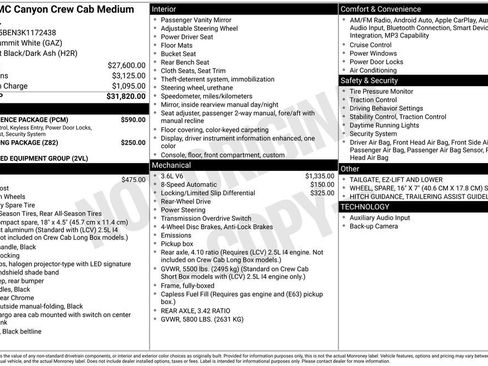 Used 2019 GMC Canyon 2WD Crew Cab w/ Convenience Package image 4
