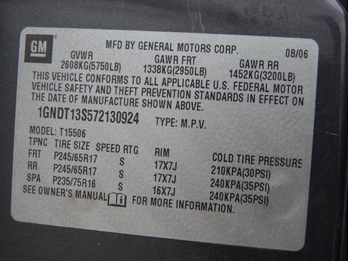 Used 2007 Chevrolet TrailBlazer LS w/ LS Preferred Equipment Group AWD/4WD image 77