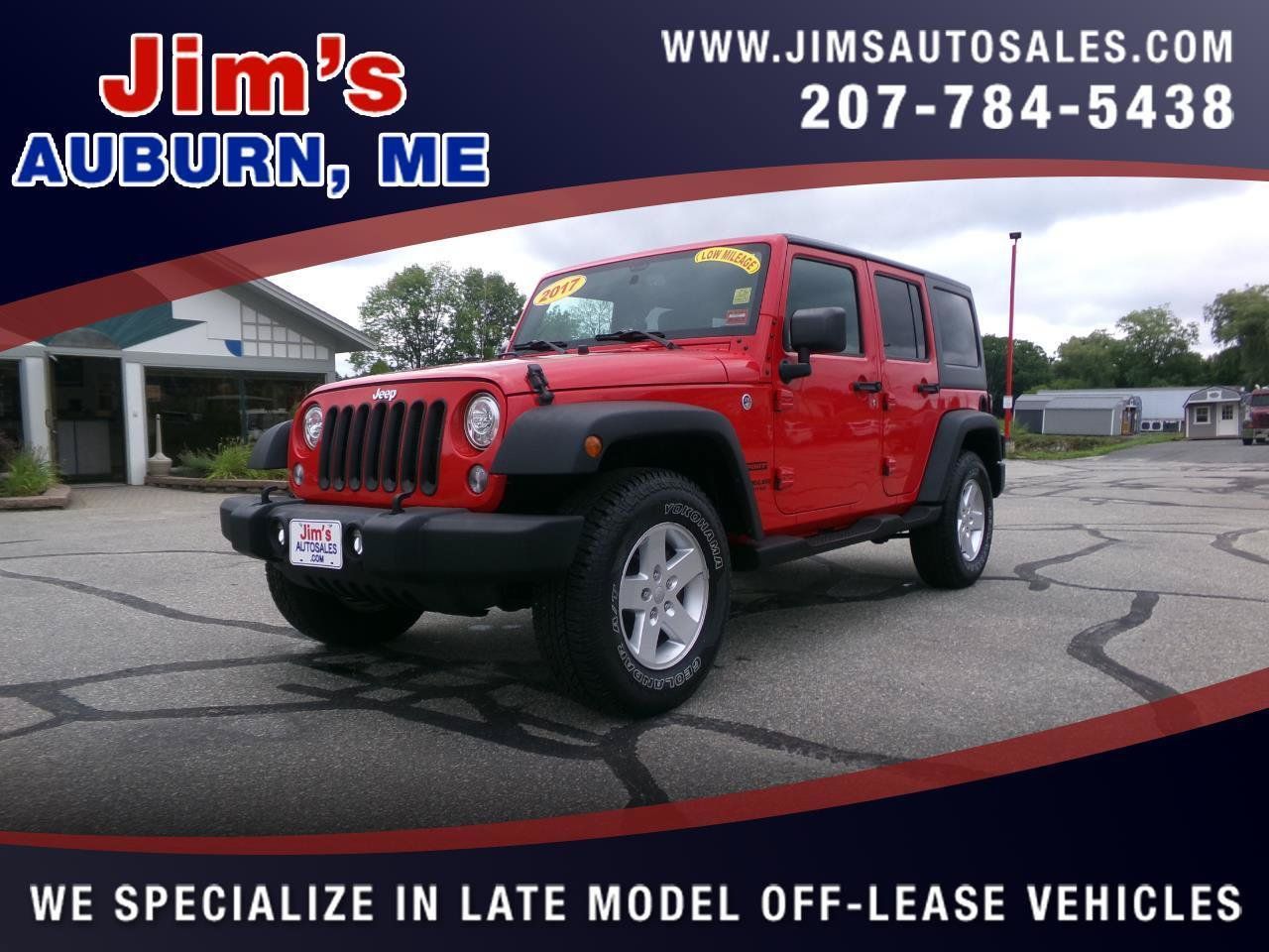 Used 2017 Jeep Wrangler Unlimited Sport w/ Quick Order Package 24S AWD/4WD image 1