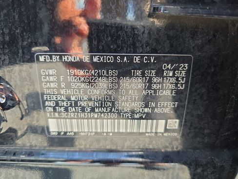 Certified 2023 Honda HR-V LX image 29